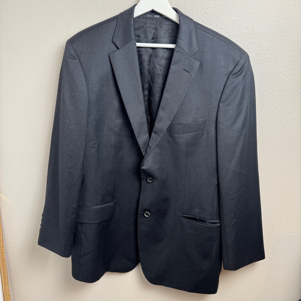 Hugo Boss Black Wool Sports Coat size 42 reg‎ USA